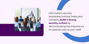 Positive impact of information security training on workplace culture
