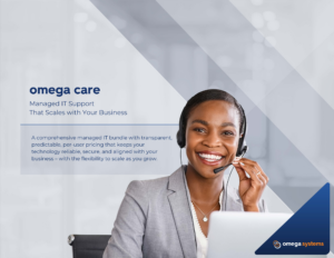 Omega Care managed IT services brochure