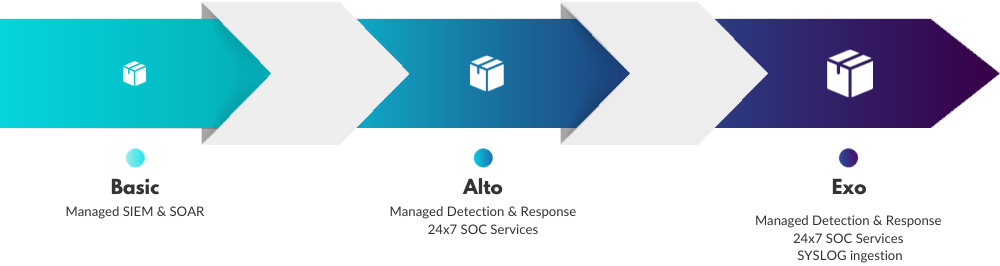 Smart Guard managed detection and response packages