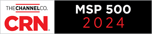 CRN 2024 MSP 500 award logo horizontal